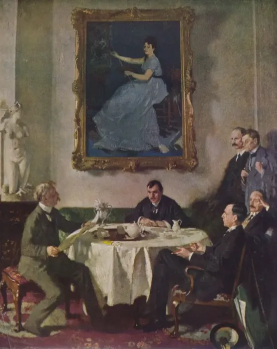 Framed Print : Homage to Manet, 1909 (1935). Artist: William Newenham Montague Orpen Framed Print : Homage to Manet, 1909 (1935). Artist: William Newenham Montague Orpen