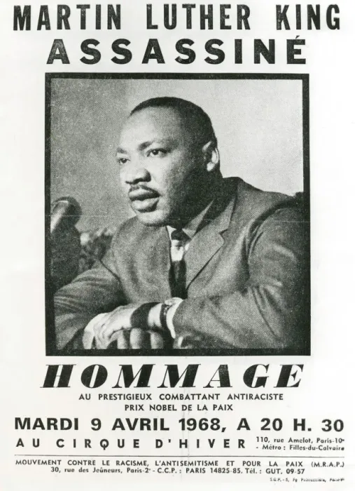 Framed Print : Homage to Martin Luther King, 1968 Framed Print : Homage to Martin Luther King, 1968