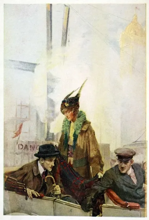Framed Print : The Home-Coming of Bibbs, from The Turmoil, pub. 1915. Creator: Charles Edward Chambers Framed Print : The Home-Coming of Bibbs, from The Turmoil, pub. 1915. Creator: Charles Edward Chambers