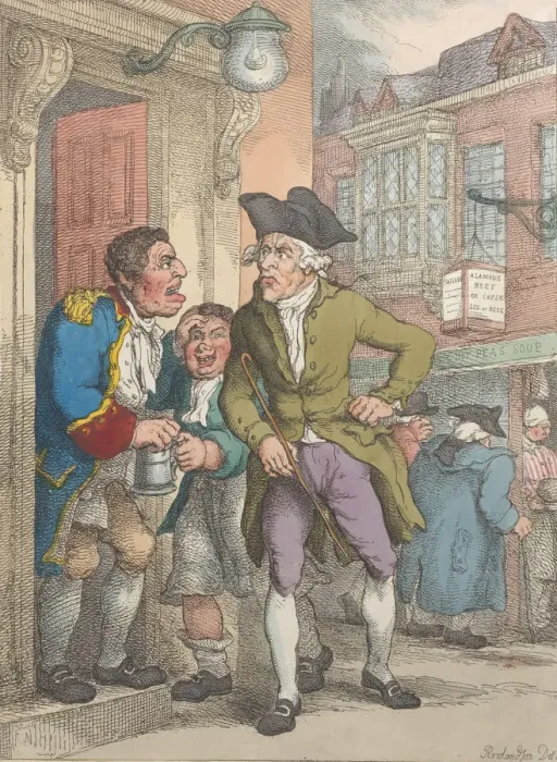 Framed Print : Not at Home, or a Disappointed Dinner Hunter, June 13, 1823. June 13, 1823 Framed Print : Not at Home, or a Disappointed Dinner Hunter, June 13, 1823. June 13, 1823