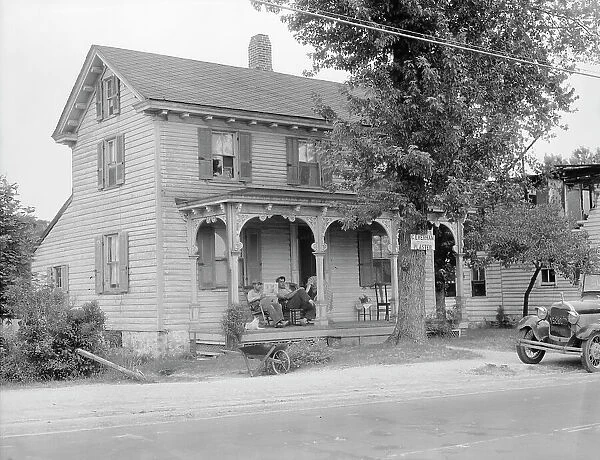 Home of idle American workman, Near Bridgton, New Jersey, 1936. Creator: Dorothea Lange