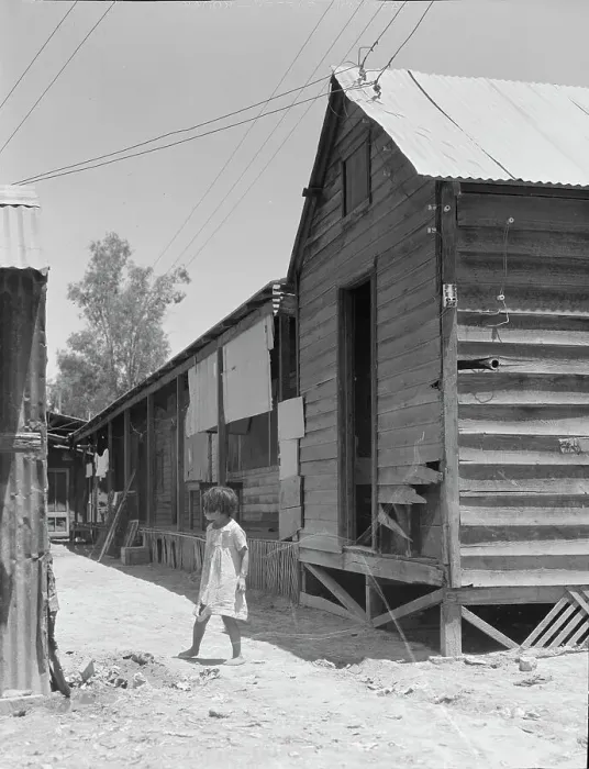 Framed Print : Home of Mexican field laborers, Brawley, Imperial Valley, California, 1935. Creator: Dorothea Lange Framed Print : Home of Mexican field laborers, Brawley, Imperial Valley, California, 1935. Creator: Dorothea Lange