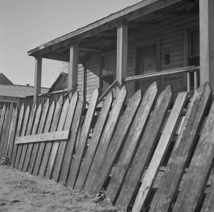 Framed Print : Home in the Negro section, Daytona Beach, Florida, 1943. Creator: Gordon Parks Framed Print : Home in the Negro section, Daytona Beach, Florida, 1943. Creator: Gordon Parks
