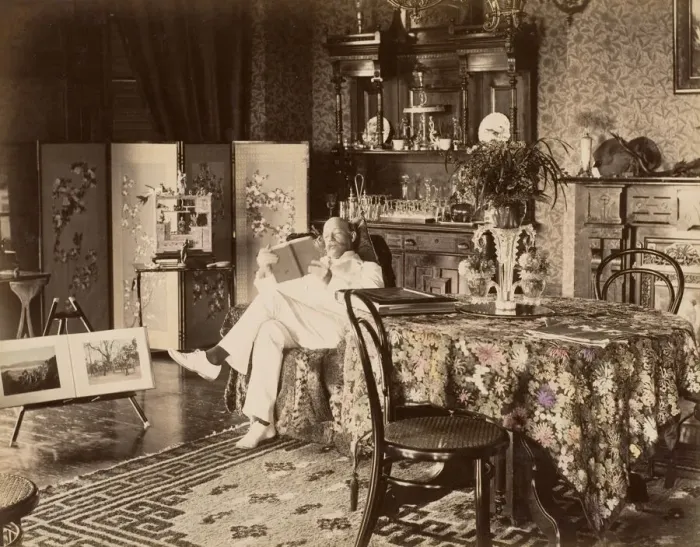 Framed Print : Home from the Orient, 1880s-90s. Creator: Unknown Framed Print : Home from the Orient, 1880s-90s. Creator: Unknown