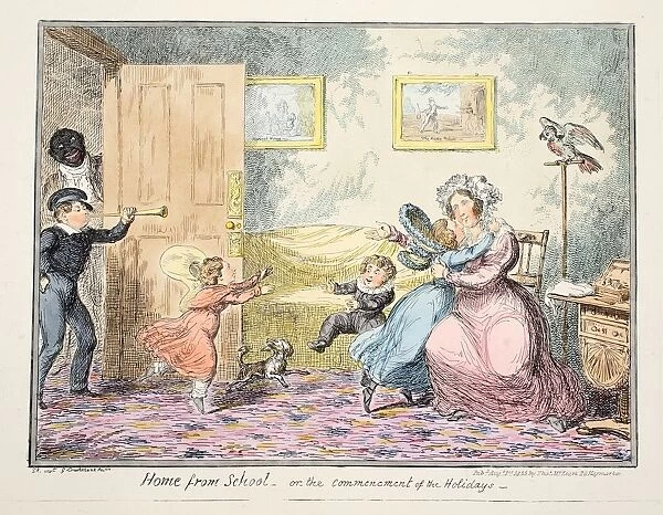 Home from School or the Commencement of the Holidays, 1835