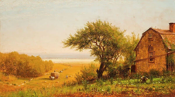 A Home by the Seaside (image 1 of 2), c1872. Creator: Worthington Whittredge