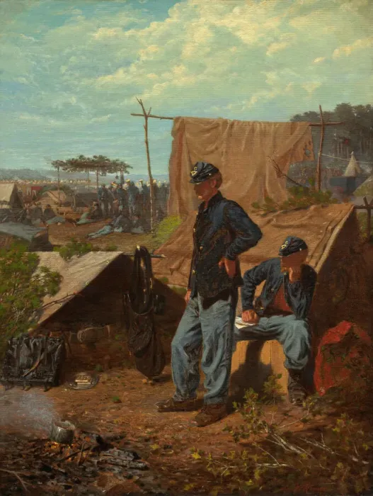 Framed Print : Home, Sweet Home, c. 1863. Creator: Winslow Homer Framed Print : Home, Sweet Home, c. 1863. Creator: Winslow Homer