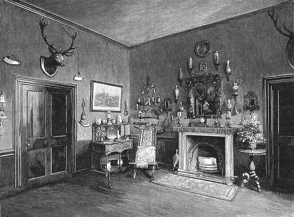 The home of TRH Prince and Princess Christian, The Ante Room, Cumberland Lodge, 1891. Creator: Unknown