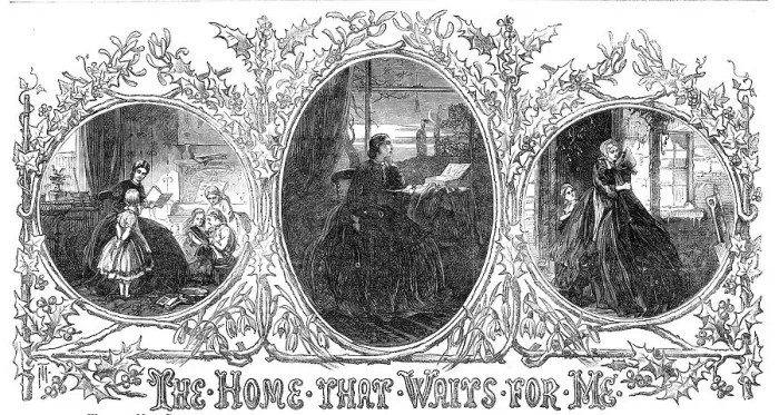 Framed Print : The Home that Waits for Me, 1864. Creator: Unknown. The Home that Waits for Me, 1864. Creator: Unknown Framed Print : The Home that Waits for Me, 1864. Creator: Unknown. The Home that Waits for Me, 1864. Creator: Unknown