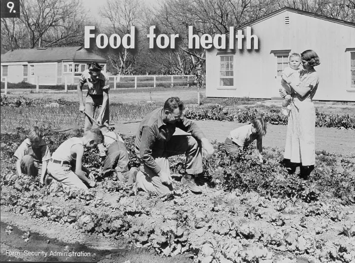Framed Print : Homegrown food is homegrown wealth, 1936. Creator: Dorothea Lange Framed Print : Homegrown food is homegrown wealth, 1936. Creator: Dorothea Lange