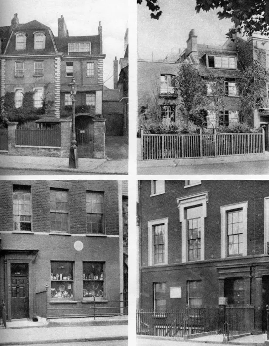 Framed Print : Homes of famous painters, London, 1926-1927. Artist: Whiffin Framed Print : Homes of famous painters, London, 1926-1927. Artist: Whiffin