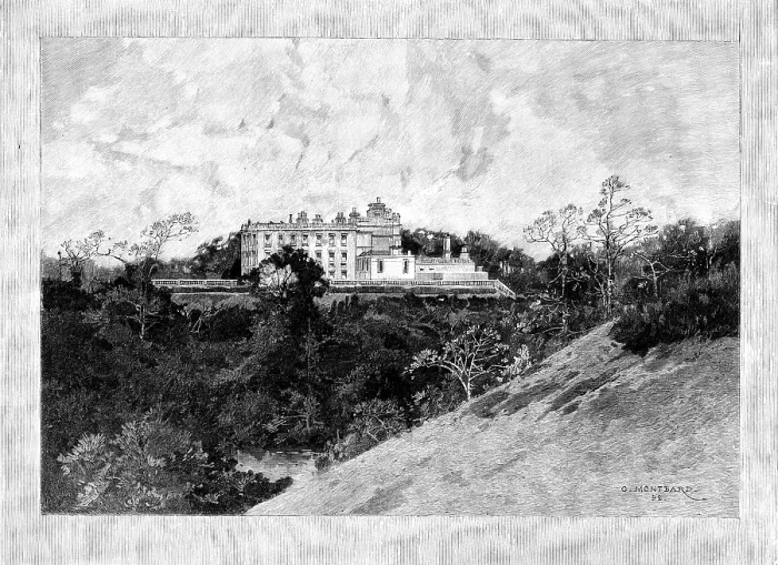 Framed Print : The Homes of Irish Landlords - No. I. Curraghmore, 1895. Creator: Unknown