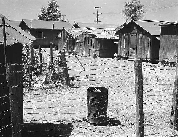 Homes of Mexican field laborers, Brawley, Imperial Valley, California, 1935. Creator: Dorothea Lange