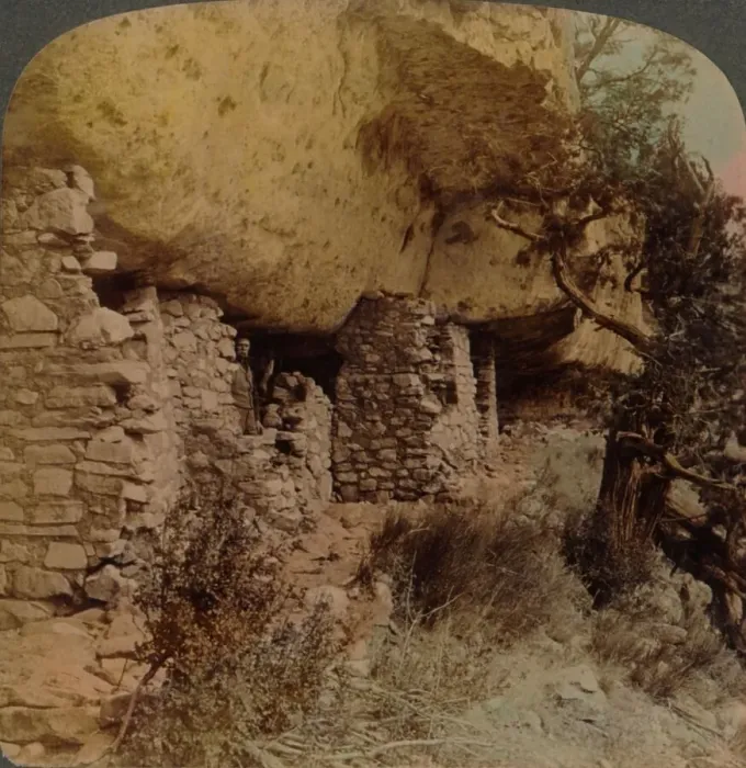 Framed Print : Homes of a Vanished Race - Cliff Dwellings in Walnut Canyon, Arizona, 1903. Artists: Elmer Underwood, Bert Elias Underwood Framed Print : Homes of a Vanished Race - Cliff Dwellings in Walnut Canyon, Arizona, 1903. Artists: Elmer Underwood, Bert Elias Underwood