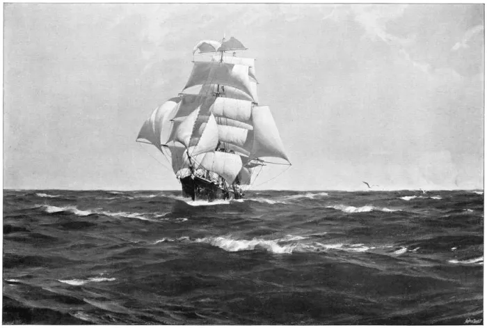 Framed Print : Homeward Bound, 1903. Artist: Thomas J Somerscales Framed Print : Homeward Bound, 1903. Artist: Thomas J Somerscales