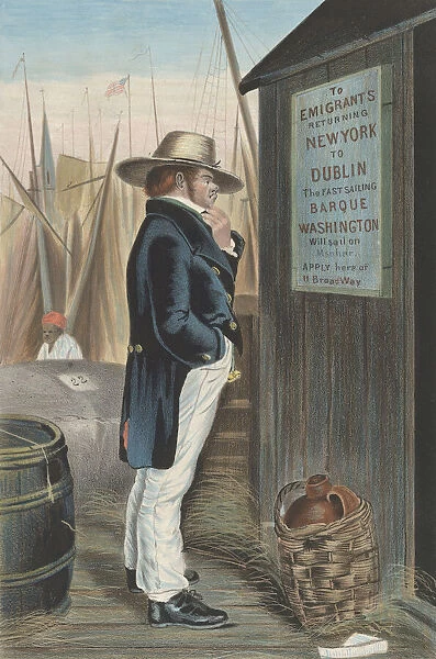 Homeward Bound (New York), ca. 1860. Creator: Unknown