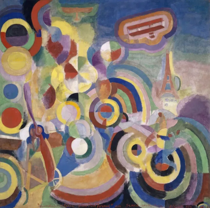 Framed Print : Hommage aBleriot, 1914. Creator: Delaunay, Robert (1885-1941) Framed Print : Hommage aBleriot, 1914. Creator: Delaunay, Robert (1885-1941)