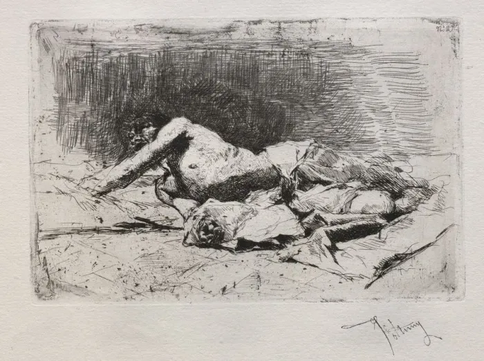 Framed Print : Homme se roulant de terre. Creator: Mariano Fortuny y Carbo (Spanish, 1838-1874) Framed Print : Homme se roulant de terre. Creator: Mariano Fortuny y Carbo (Spanish, 1838-1874)