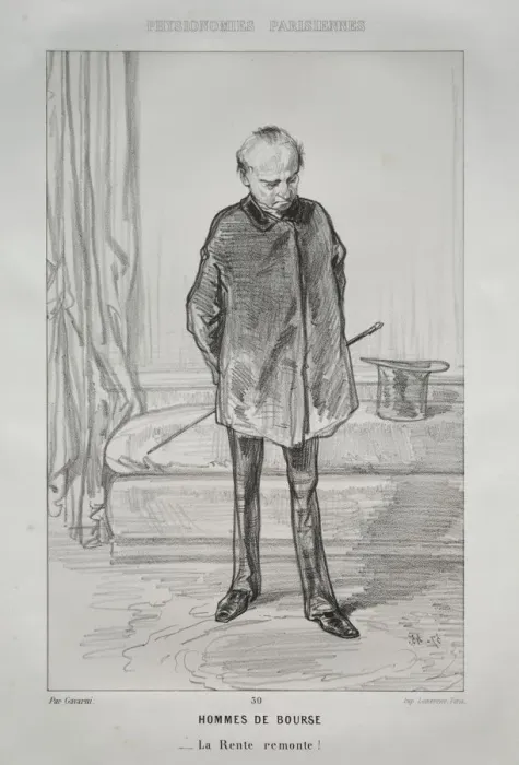 Framed Print : Hommes de Bourse. Creator: Paul Gavarni (French, 1804-1866) Framed Print : Hommes de Bourse. Creator: Paul Gavarni (French, 1804-1866)