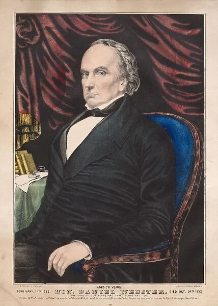 Hon. Daniel Webster, Aged 70 Years. Creator: James Merritt Ives (American, 1824-1895)