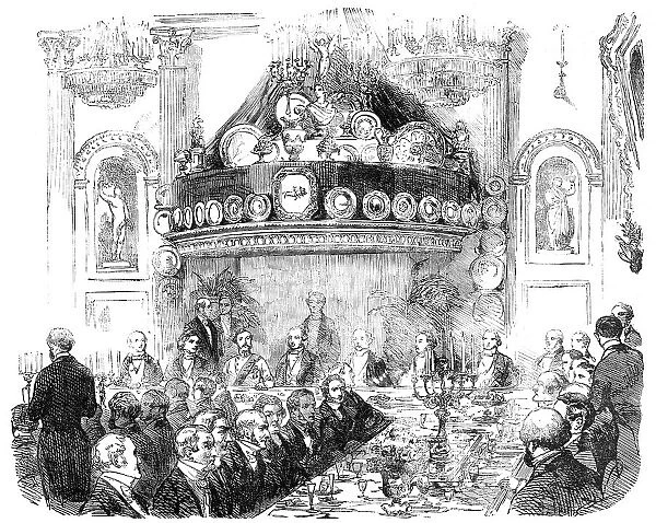 The Hon. East India Company's Banquet at the London Tavern to Lieutenant-General Patrick Grant, C.B. Creator: Unknown