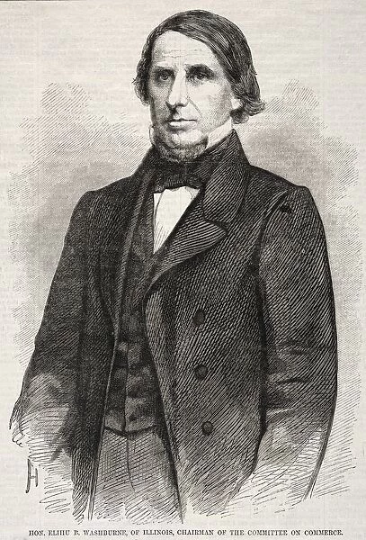 Hon. Elihu B. Washburne, of Illinois, Chairman of the Committee on Commerce, 1860