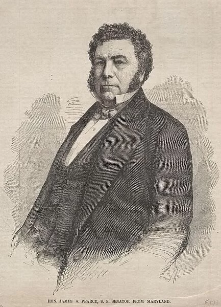 Hon. James A. Pearce, U. S. Senator from Maryland, 1859. Creator: Winslow Homer (American