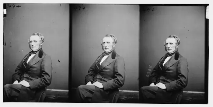 Framed Print : Hon. John Armor Bingham of Ohio, ca. 1860-1865. Creator: Unknown Framed Print : Hon. John Armor Bingham of Ohio, ca. 1860-1865. Creator: Unknown