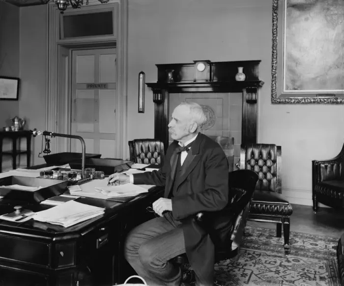 Framed Print : Hon. Leslie M. Shaw, Secretary of Treasury, McKinleys Cabinet, between 1890 and 1910. Creator: Unknown Framed Print : Hon. Leslie M. Shaw, Secretary of Treasury, McKinleys Cabinet, between 1890 and 1910. Creator: Unknown