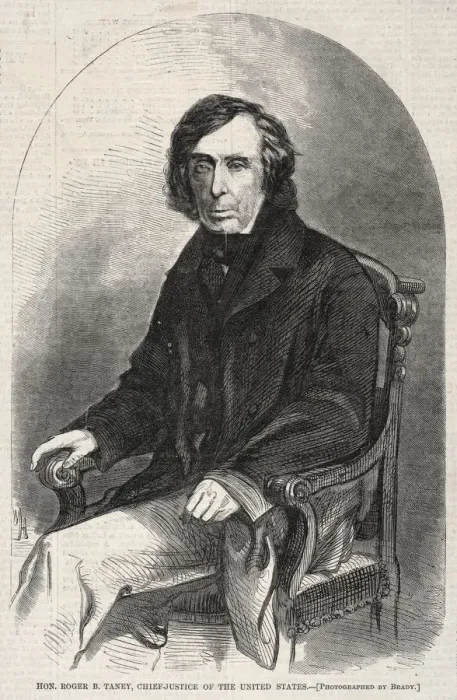 Framed Print : Hon. Roger B. Taney, Chief Justice of the United States, 1860. Creator: Winslow Homer (American Framed Print : Hon. Roger B. Taney, Chief Justice of the United States, 1860. Creator: Winslow Homer (American