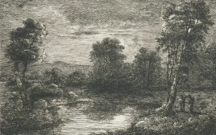 Framed Print : The Hon. Sidney Herbert's Moonlight, 1845. Creator: David Charles Read Framed Print : The Hon. Sidney Herbert's Moonlight, 1845. Creator: David Charles Read
