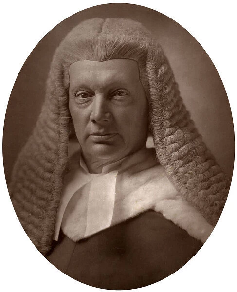 Hon Sir Joseph William Chitty, Judge of the High Court of Justice, 1883. Artist: Lock & Whitfield