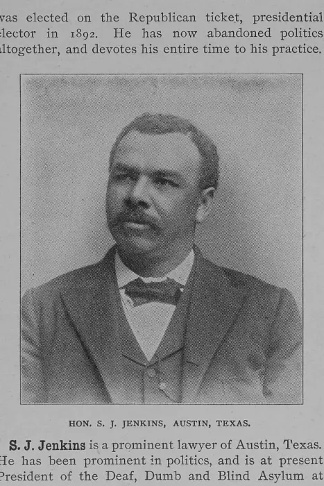 Framed Print : Hon. S.J. Jenkins, Austin, Texas, 1902. Creator: Unknown Framed Print : Hon. S.J. Jenkins, Austin, Texas, 1902. Creator: Unknown