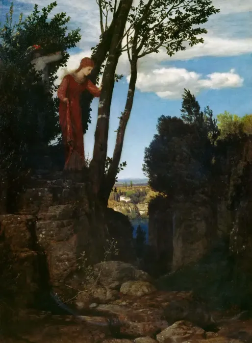 Framed Print : Honeymoon, 1878. Creator: Bocklin, Arnold (1827-1901) Framed Print : Honeymoon, 1878. Creator: Bocklin, Arnold (1827-1901)