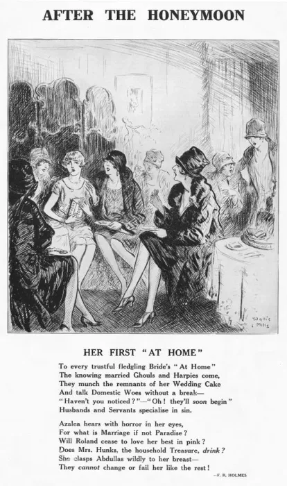 Framed Print : After the Honeymoon - Her First At Home, 1927 Framed Print : After the Honeymoon - Her First At Home, 1927