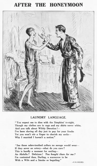 Framed Print : After the Honeymoon - Laundry Luggage, 1927 Framed Print : After the Honeymoon - Laundry Luggage, 1927