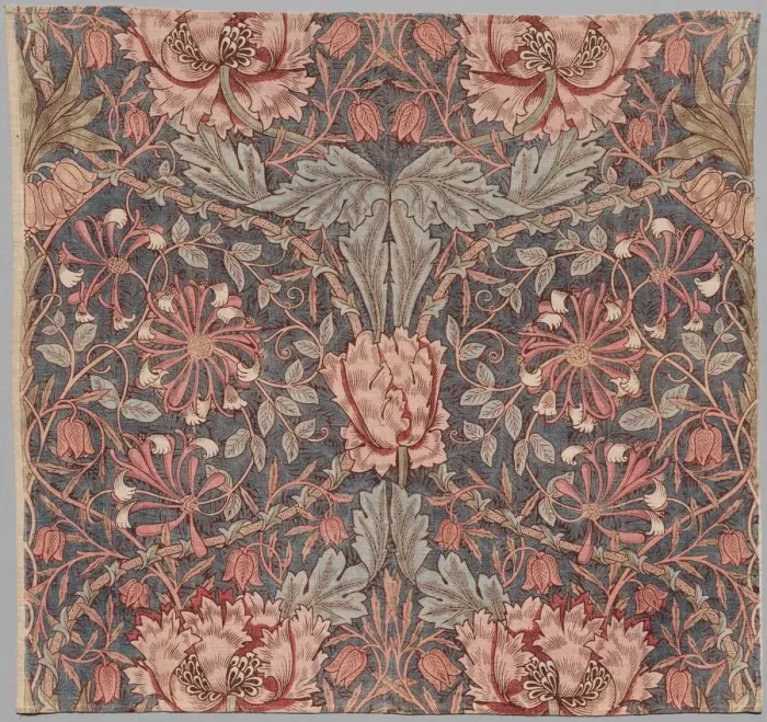 Framed Print : Honeysuckle, Early 20th century. Creator: William Morris (British, 1834-1896) Framed Print : Honeysuckle, Early 20th century. Creator: William Morris (British, 1834-1896)