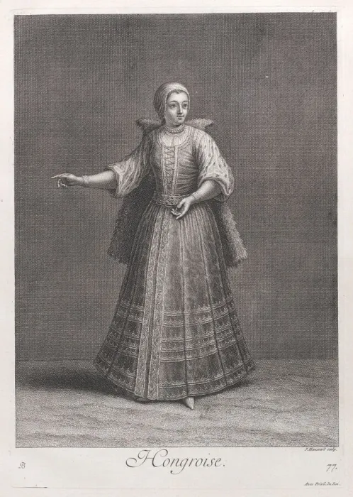 Framed Print : Hongroise, 1714-15. Creator: Unknown Framed Print : Hongroise, 1714-15. Creator: Unknown
