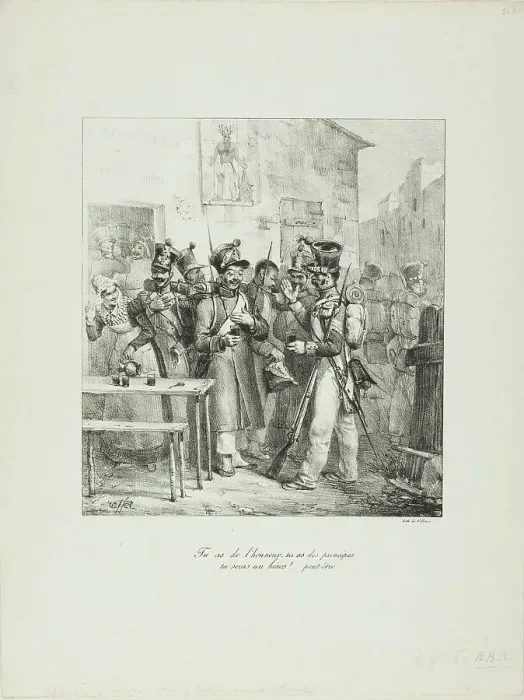 Framed Print : You Have Honor... 1825–26. Creator: Auguste Raffet Framed Print : You Have Honor... 1825–26. Creator: Auguste Raffet