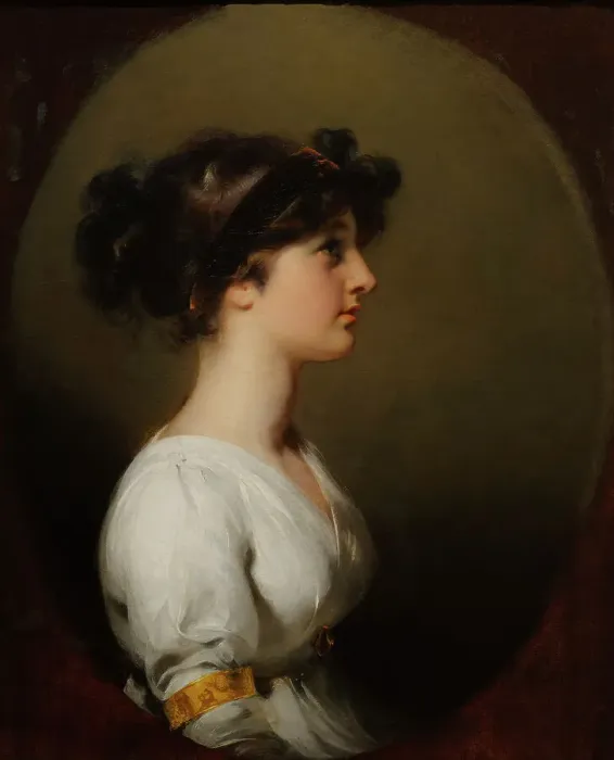 Framed Print : The Honorable Caroline Upton, c1800. Creator: Thomas Lawrence Framed Print : The Honorable Caroline Upton, c1800. Creator: Thomas Lawrence