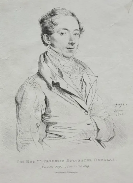 Framed Print : Honorable Frederic Sylvester Douglas, 1815. Creator: Jean-Auguste-Dominique Ingres (French Framed Print : Honorable Frederic Sylvester Douglas, 1815. Creator: Jean-Auguste-Dominique Ingres (French
