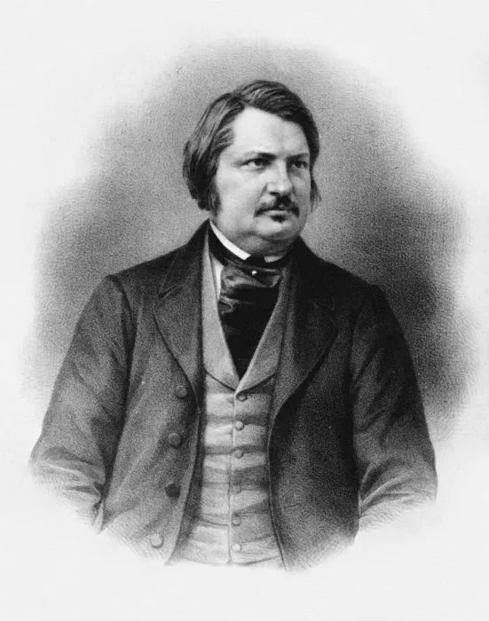 Framed Print : Honore de Balzac (1799-1850), End 1840s Framed Print : Honore de Balzac (1799-1850), End 1840s