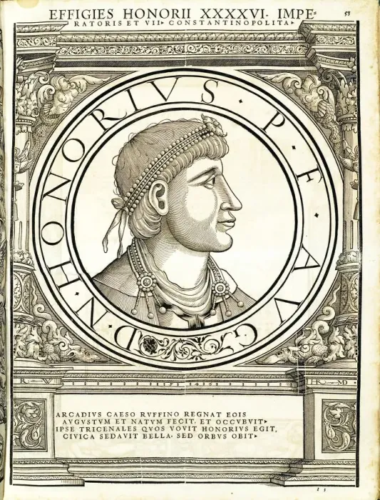 Framed Print : Honorius (384 - 423), 1559 Framed Print : Honorius (384 - 423), 1559