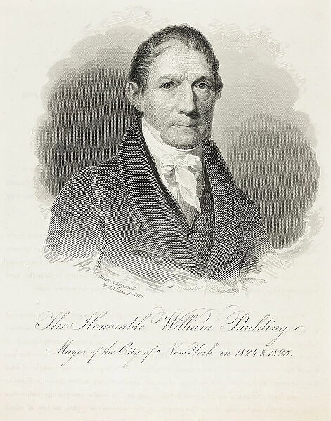 The Honourable William Paulding, 1826. Creator: Asher Brown Durand