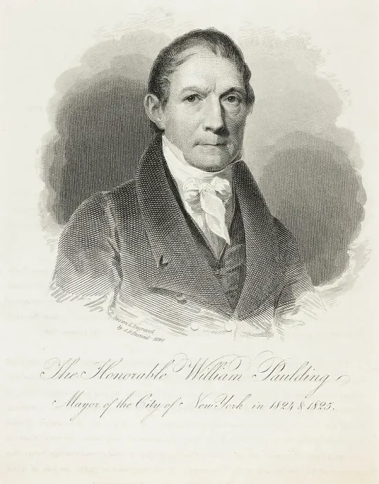Framed Print : The Honourable William Paulding, 1826. Creator: Asher Brown Durand