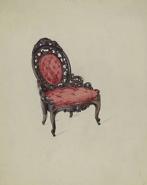 Hoopskirt Chair, c. 1936. Creator: Kurt Melzer
