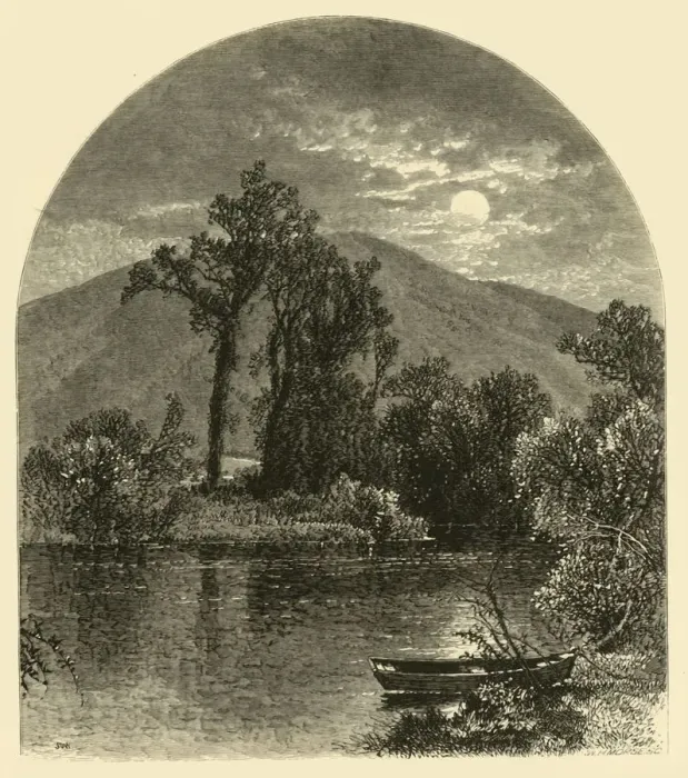 Framed Print : Hoosac River, North Adams, 1874. Creator: W. H. Morse Framed Print : Hoosac River, North Adams, 1874. Creator: W. H. Morse