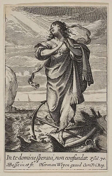 Hope, 1636. Creator: Abraham Bosse