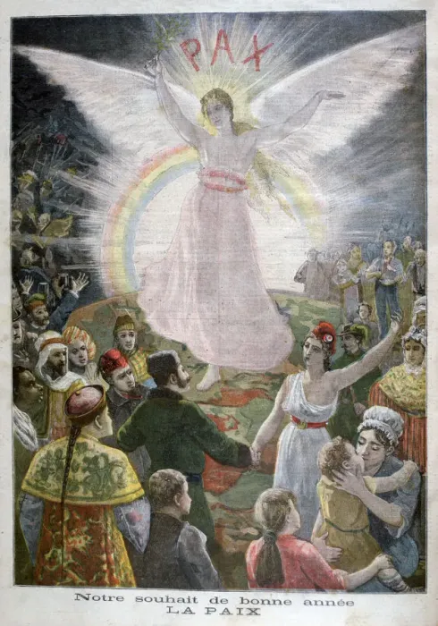 Framed Print : Our Hope for the New Year: Peace, 1894 Framed Print : Our Hope for the New Year: Peace, 1894
