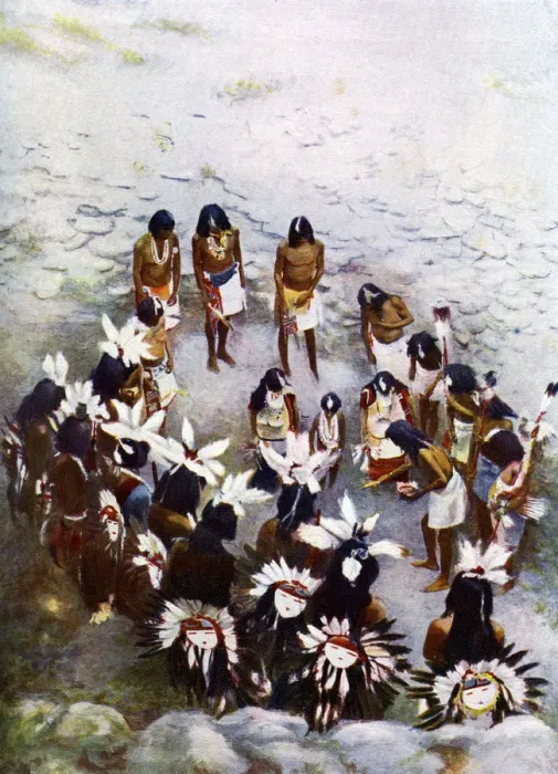 Framed Print : The Hopi flute ceremony Framed Print : The Hopi flute ceremony